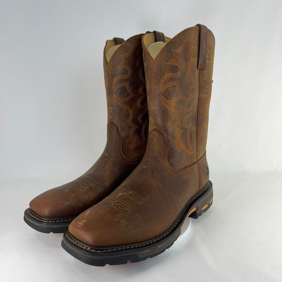 Ariat Workhog Square Toe Boot Toast 10007043 | Men\'s 11.5 D Medium | NEW main image 4